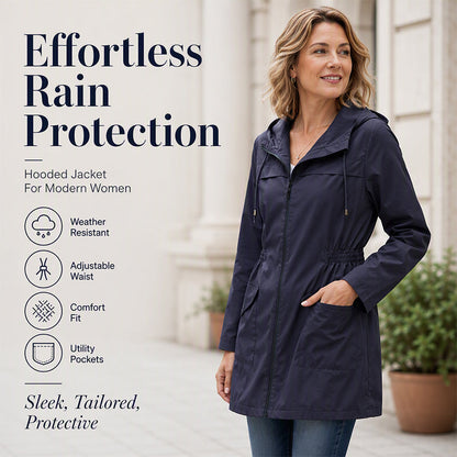 ☔ Celoroční pohodlí | Dámská stylová voděodolná bundička pro každodenní nošení