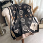 Dámský zimní teplý šátek