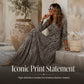✨ Nadčasový make-upový styl | Dámské dlouhé šaty s dlouhým rukávem a leopardím vzorem