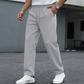 👖 Pull On & Go | Pánské kalhoty s vafleovou strukturou, stahovací šňůrkou a rovným střihem