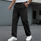 👖 Pull On & Go | Pánské kalhoty s vafleovou strukturou, stahovací šňůrkou a rovným střihem