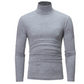 Pánský slim fit top s falešným rolákem