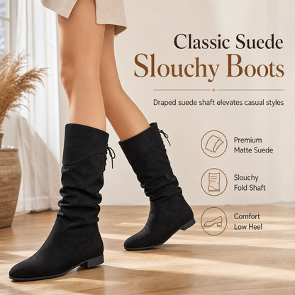 Dámské šněrovací mid-calf kozačky