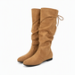 Dámské šněrovací mid-calf kozačky