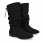 Dámské šněrovací mid-calf kozačky