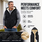 Pánská zimní teplá vesta s kapucí