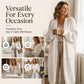🧶 Cozy Longline Layers | Women's Chunky-Knit Open-Front Long Cardigan