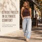 👖 Vintage Wash, Relaxed Straight Fit | Džíny s vysokým pasem pro ženy