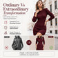 Dámské žebrované pletené bodycon šaty s kulatým výstřihem