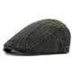 Unisex Vintage Distressed Barett Flat Cap