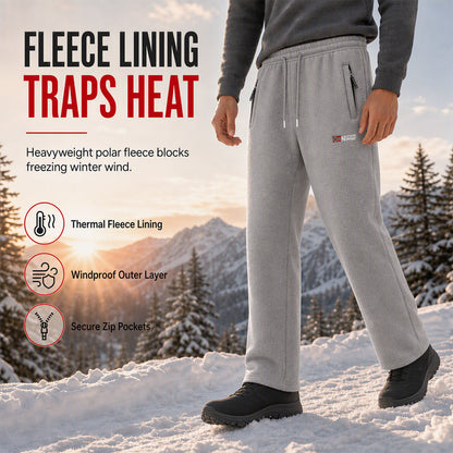 🔥💨Unisex zateplené teplé fleece kalhoty
